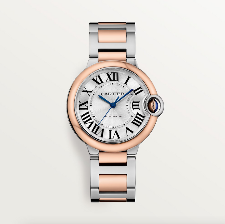 Ballon Bleu Steel and Rose Gold 36MM