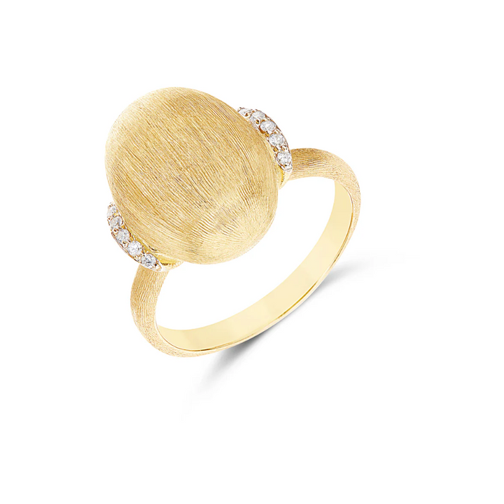 Dancing Boule Gold Diamond Ring