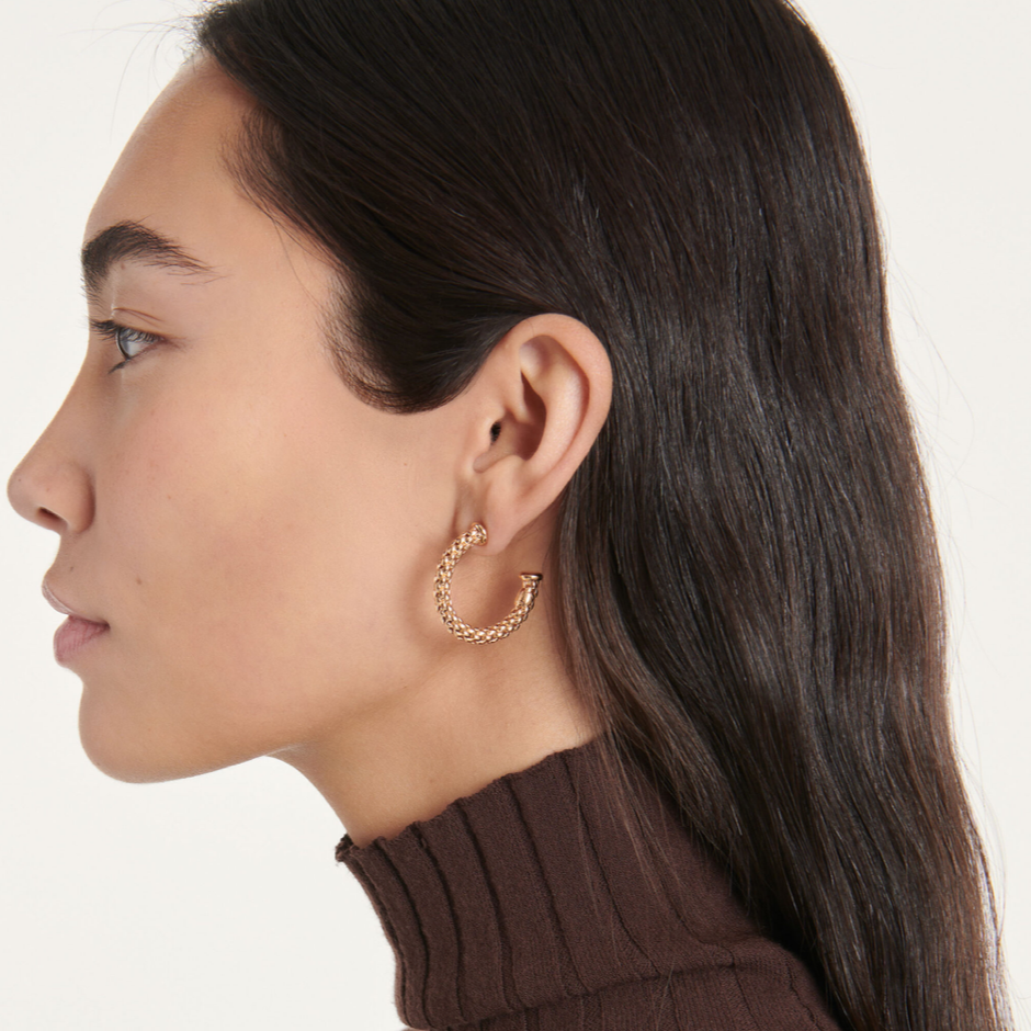 Yellow Gold Hoop Earrings