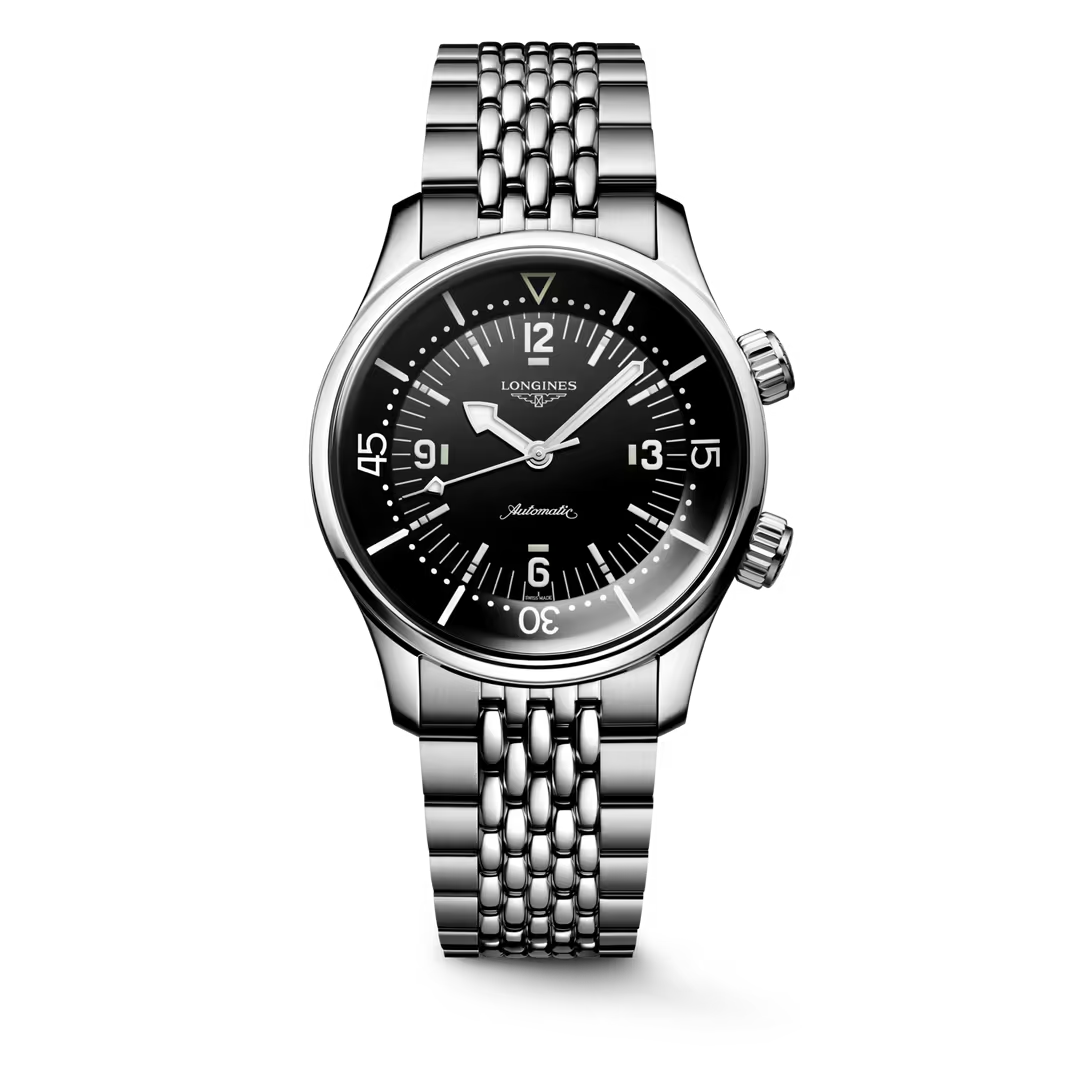 L37644507 | Longines | HRTG Legend Diver 39MM SS MICBR BLK ARB AUT