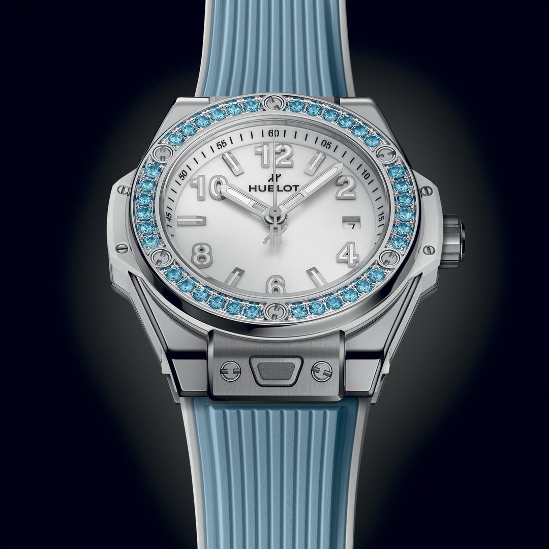 Joyful Big Bang One Click Sky Blue 33MM Watch