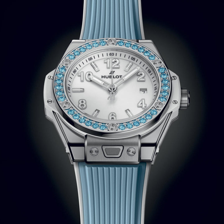 Joyful Big Bang One Click Sky Blue 33MM Watch