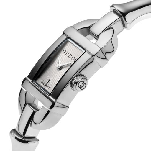 Bamboo Steel Bangle Watch
