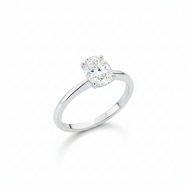.50CT Oval Cut Solitaire Diamond Ring