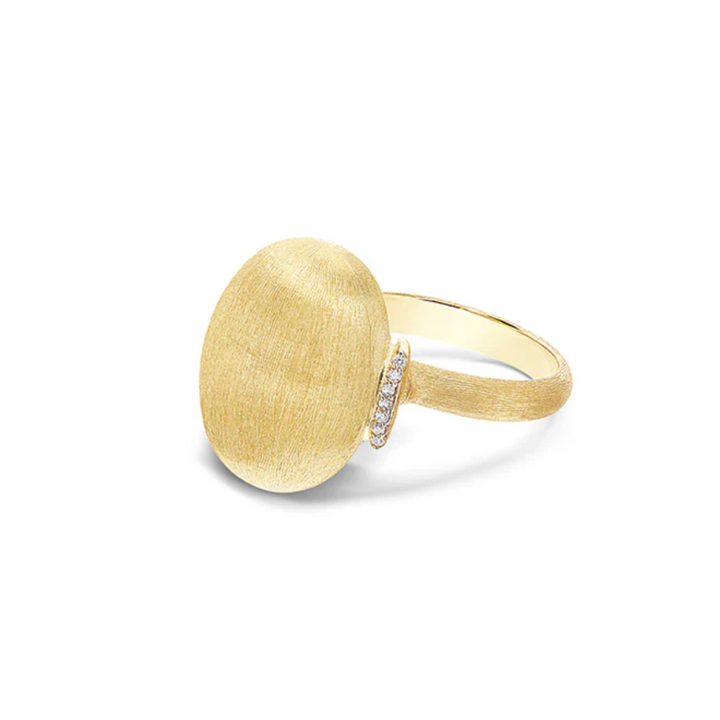 Dancing Boule Gold Diamond Ring