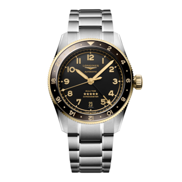 L38025536 | Longines | SPZULU 39MM SS BR BLK18K CMC ANTH A