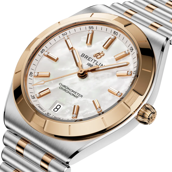 Chronomat Steel and Rose Gold 36MM Watch