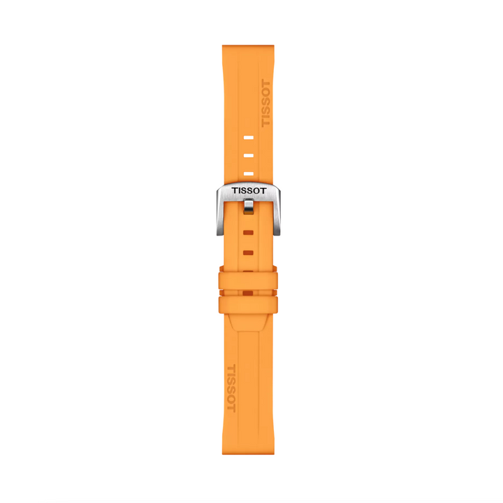 Orange Sillicone Strap Lugs 18MM