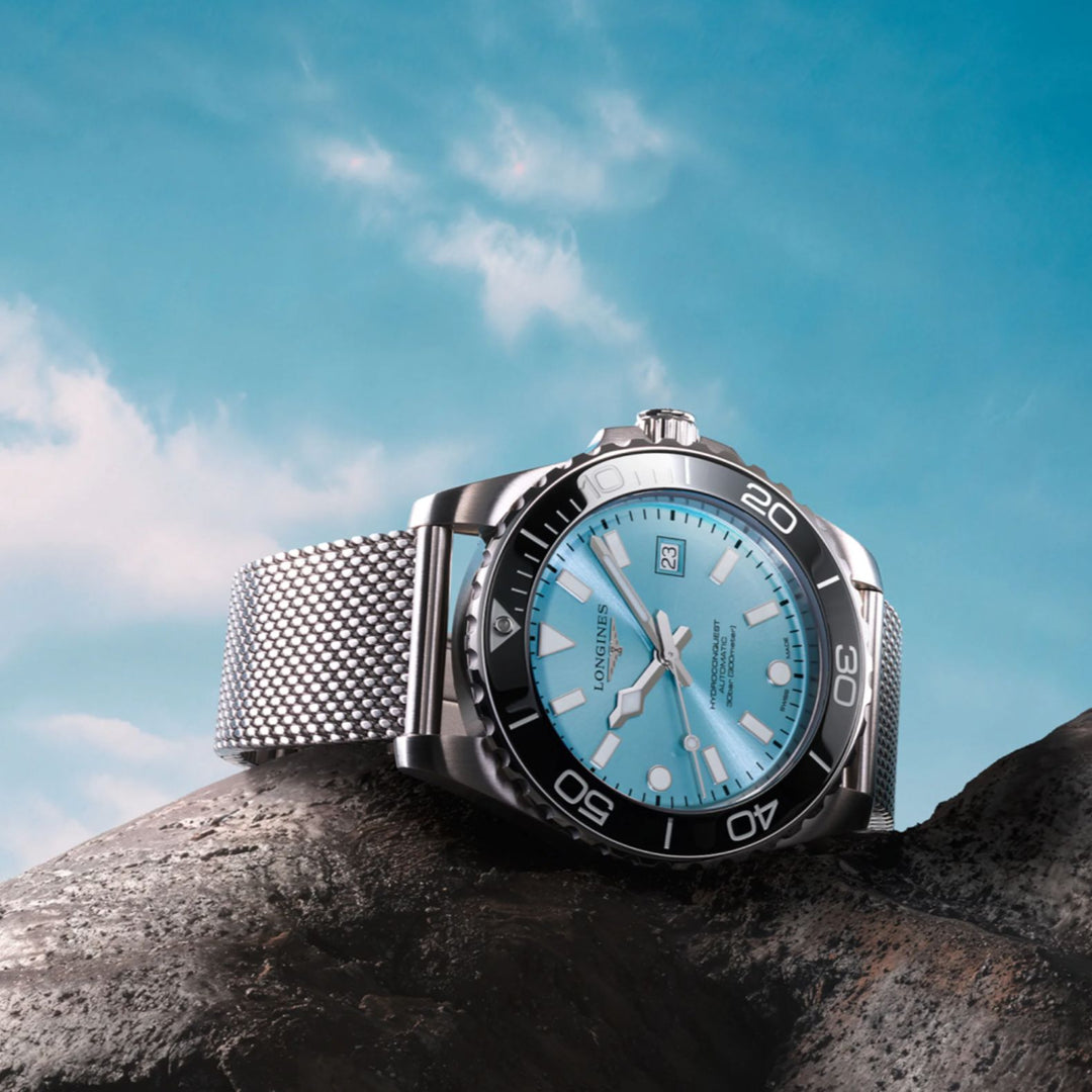 Hydroconquest Frosted Blue Dial 42MM Watch
