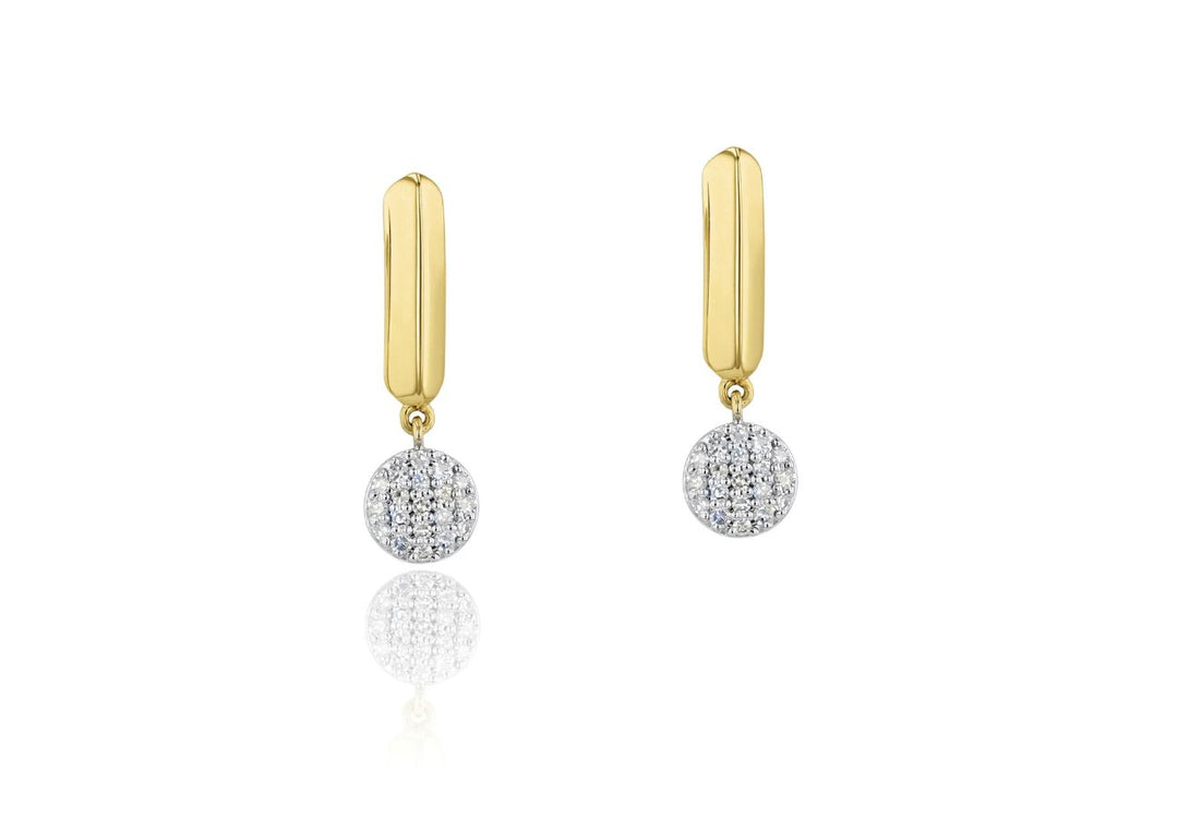 Single Knife Edge Infinity Earring