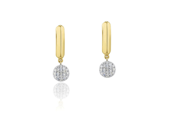 Single Knife Edge Infinity Earring