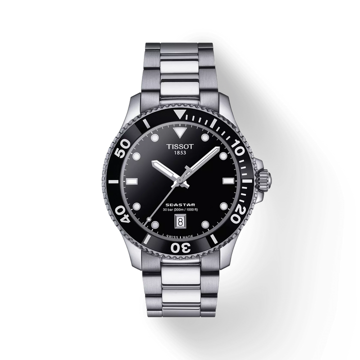 Seastar 1000 Black Dial 40MM Watch