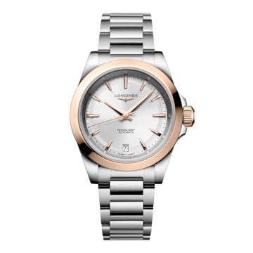 L34305726 | Longines | Conquest 34mm SS18KRG BR SLV DIAL AUTO