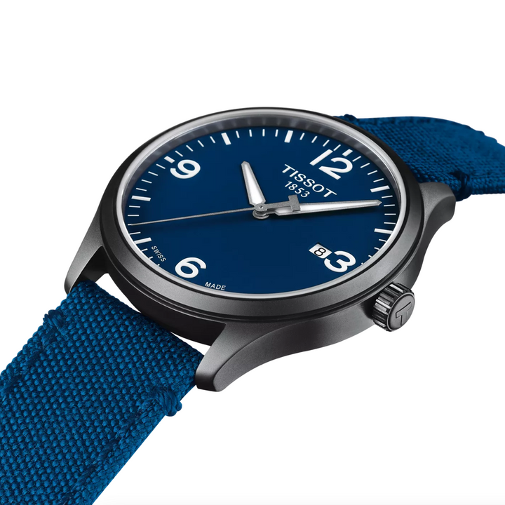 Gent XL Blue Dial and Strap 42MM Watch