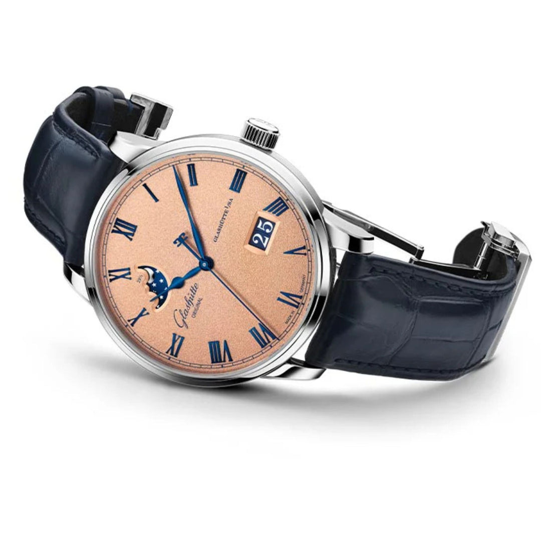 Senator Excellence Panorama Date Moon Phase Watch, 40MM