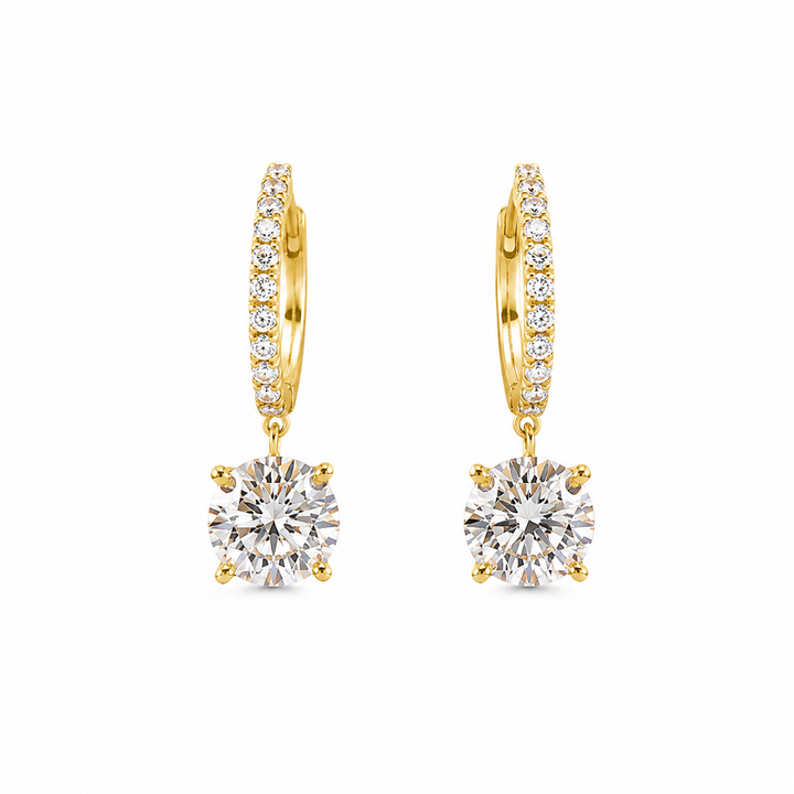 Dangle Earring with Diamonds