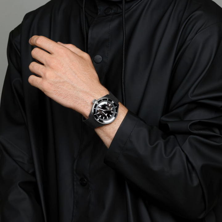 Captain Cook Automatic Ceramic Diver Black 43MM Watch