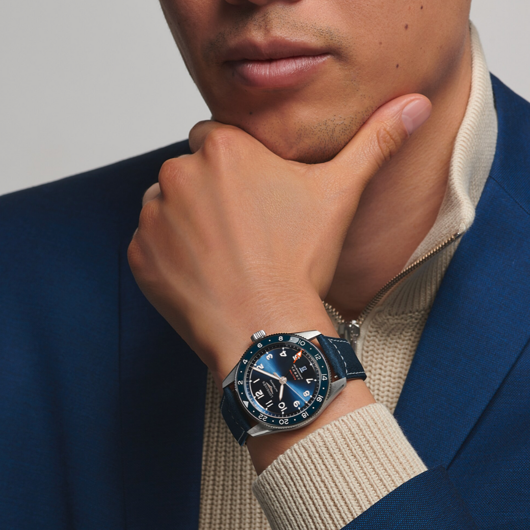 Spirit Zulu Time Blue 42MM Watch