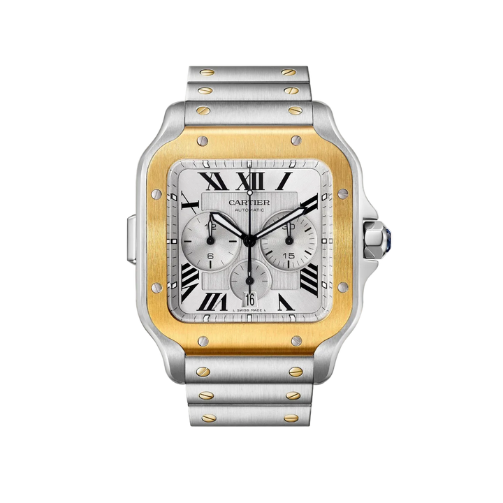 Santos Steel and Yellow Gold Extra-Large Model