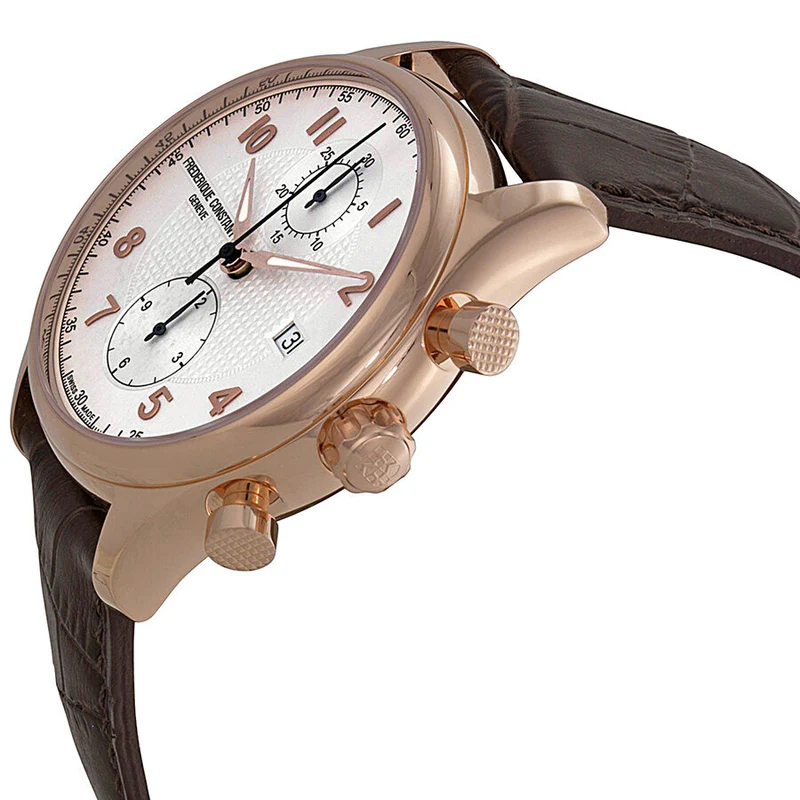 Runabout Chronograph Silver Dial 42MM Watch