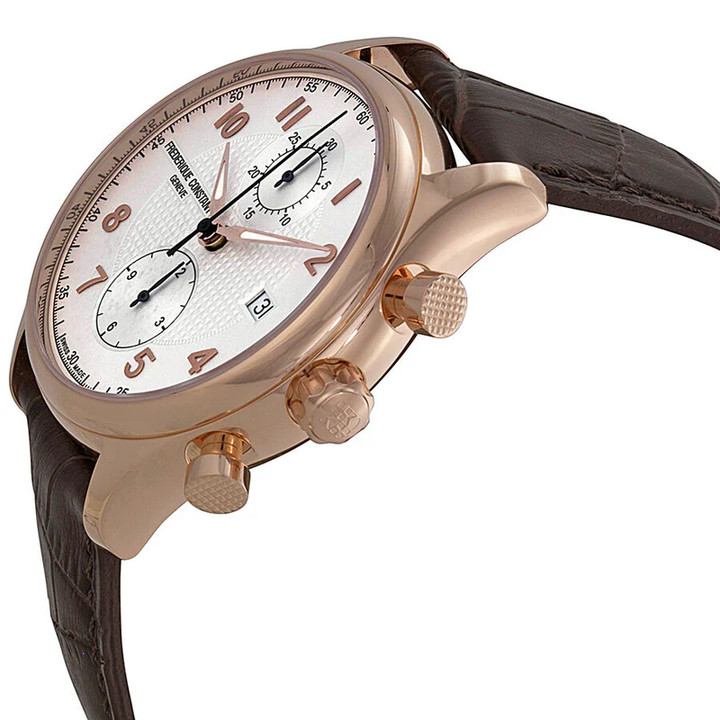 Runabout Chronograph Silver Dial 42MM Watch
