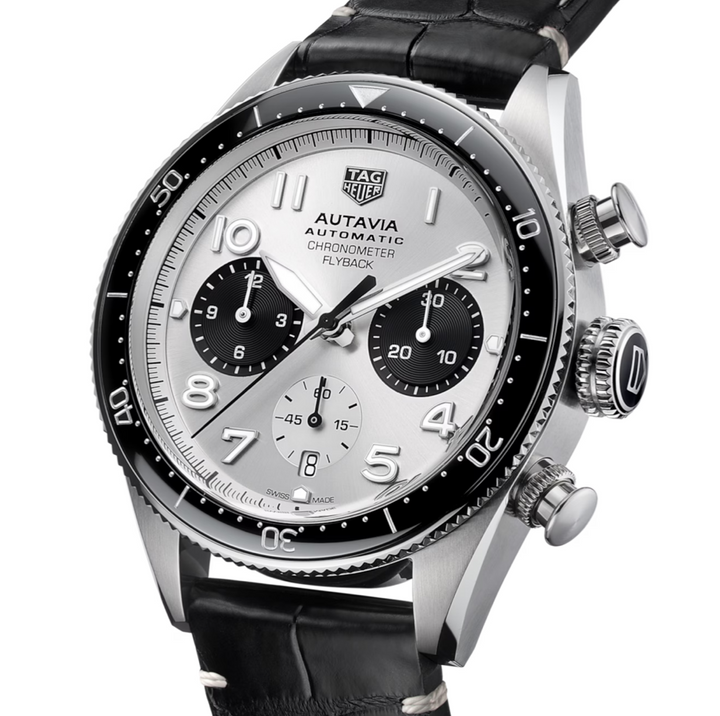 Autavia Flyback Chronometer Grey Dial 42MM Watch