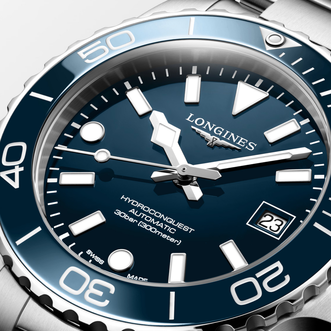 Hydroconquest Blue Dial and Bezel 39MM Watch