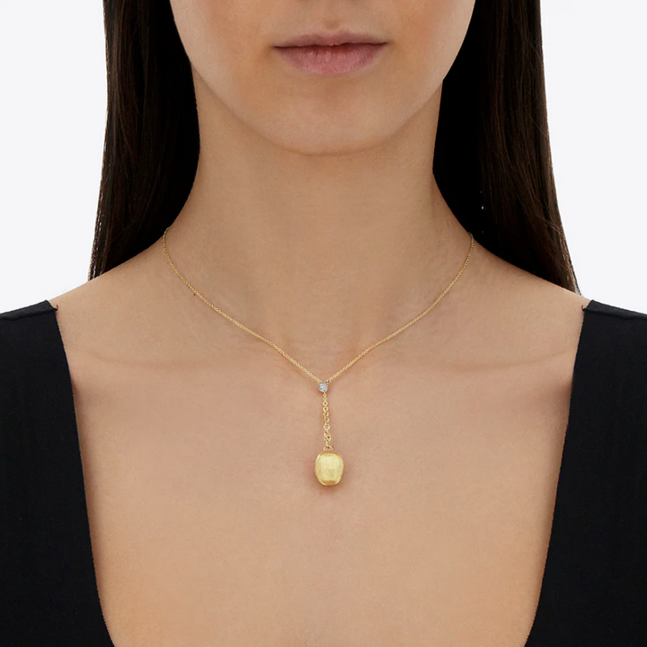 Candle Gold and Diamond Charming Pendant