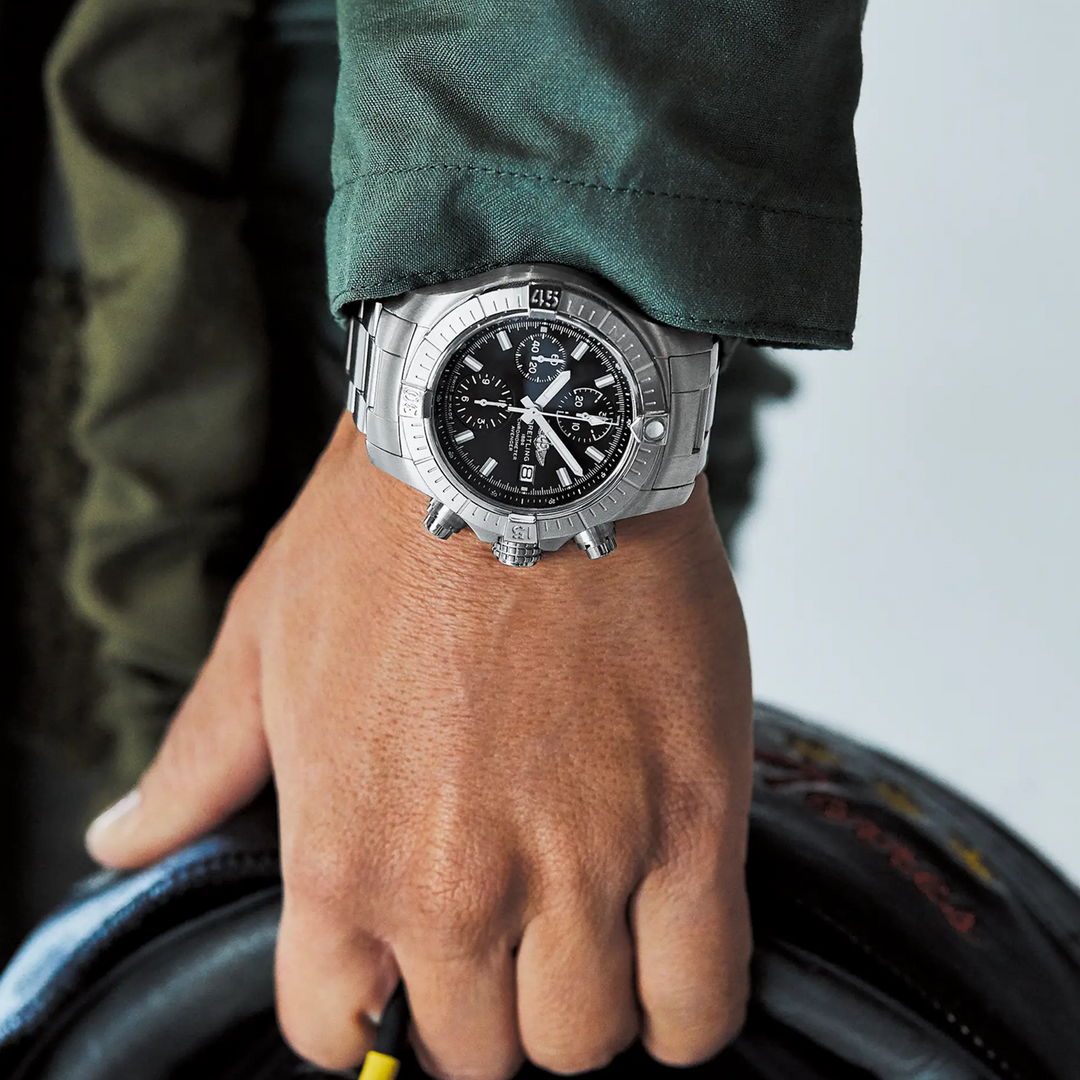 Avenger Chronograph Black Dial 43MM Watch