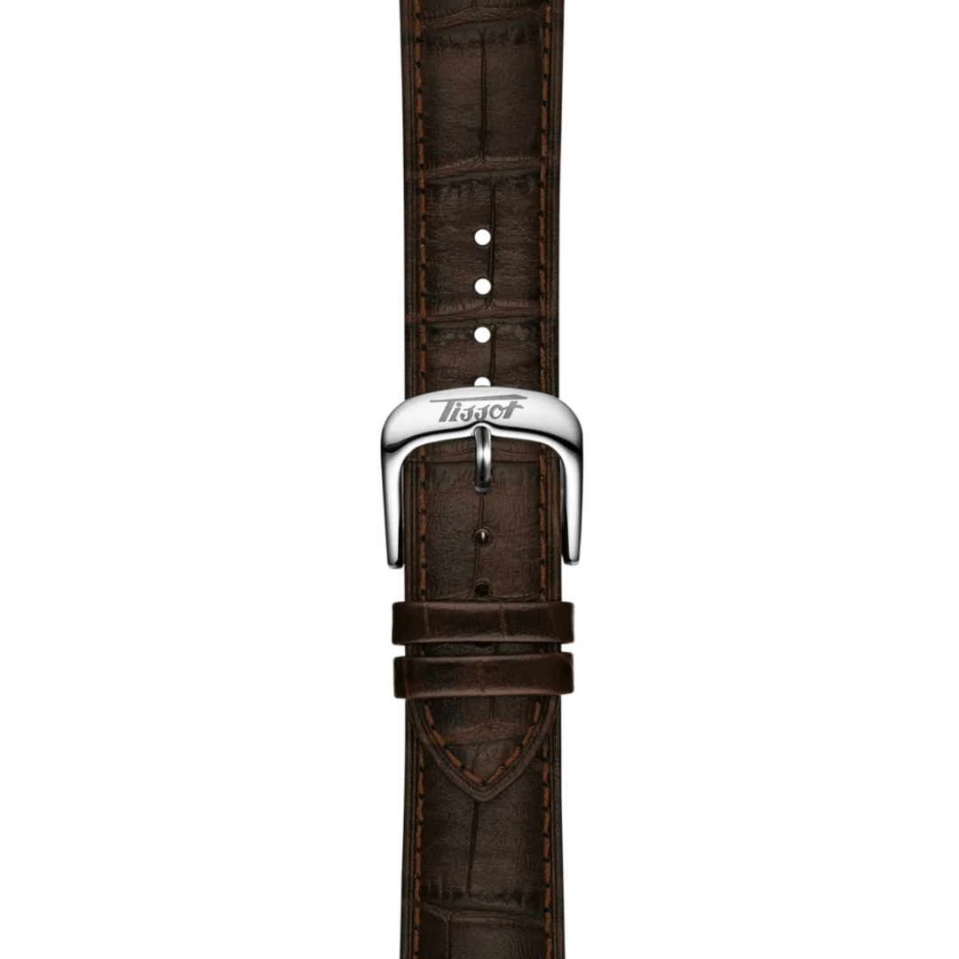 Visodate Brown Leather Strap 39MM Watch