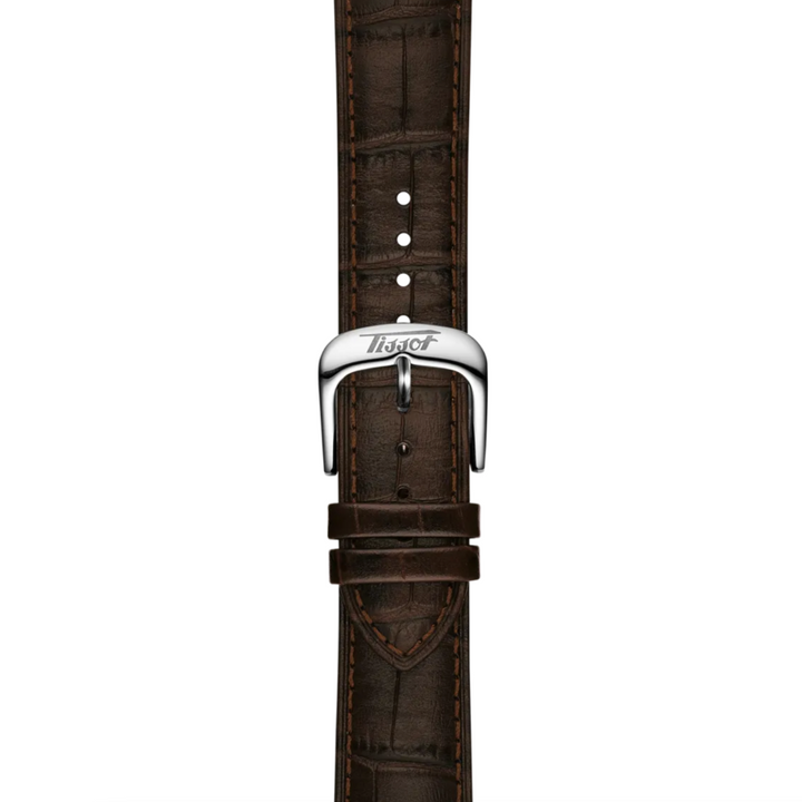 Visodate Brown Leather Strap 39MM Watch