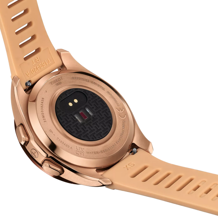 T-Touch Connect Sport Titanium Case Rose Gold PVD 44MM Watch