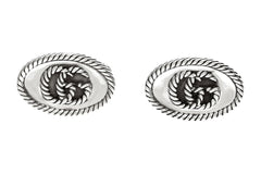YBE62775000100U|GUCCI |Cufflinks GG Marmont 18mm Aged Silver