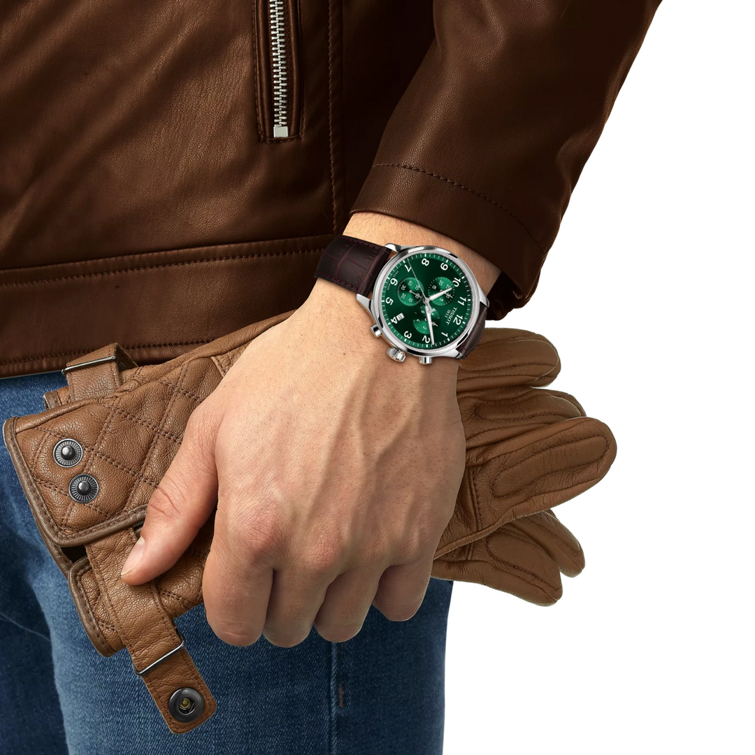 Chrono XL Green Arabic Dial 45MM Watch
