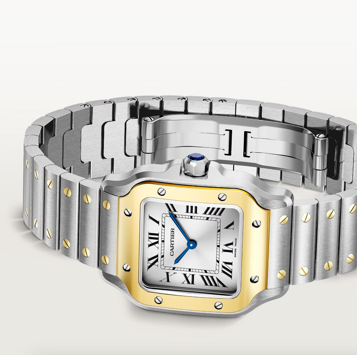 Santos Steel and Yellow Gold Small Model