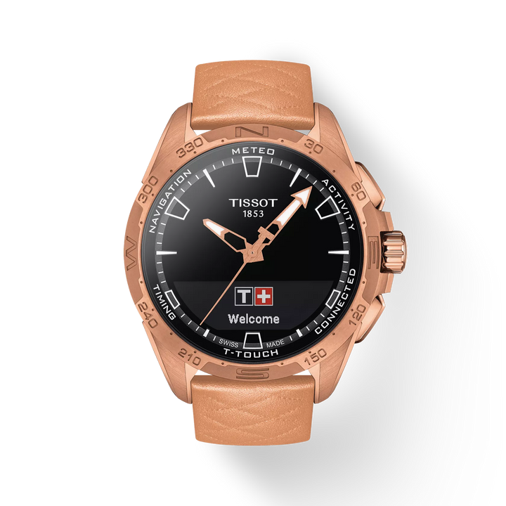 T-Touch Connect Solar 47MM Titanium Rose Gold