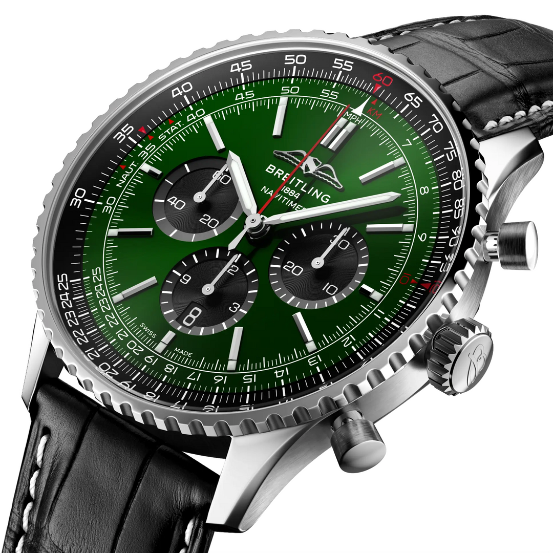 Navitimer B01 Chronograph Green Dial 46MM Watch