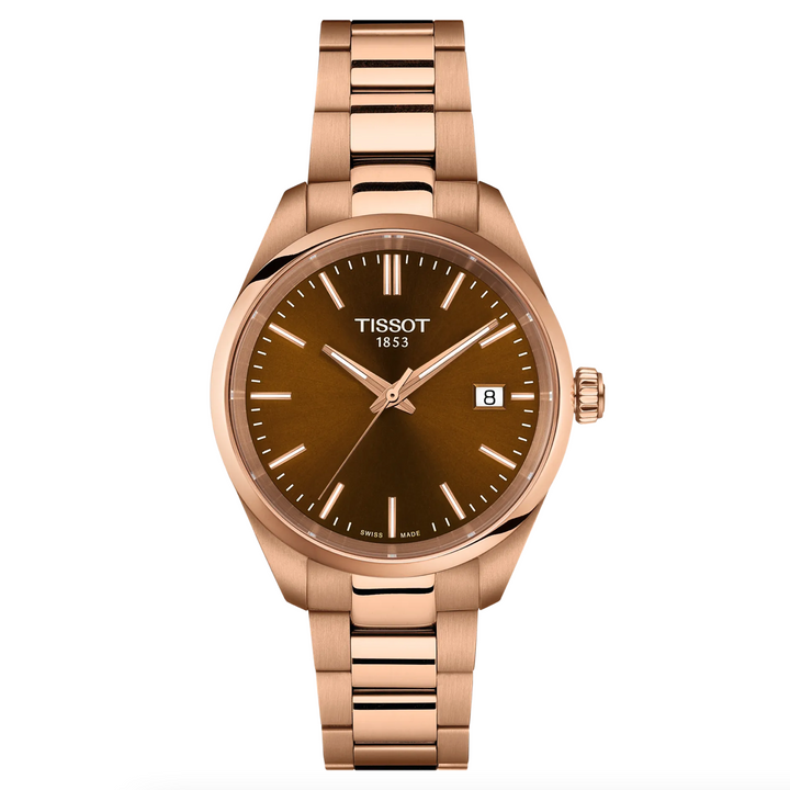 PR 100 Rose Gold PVD with Brown Dial 34MM Watch