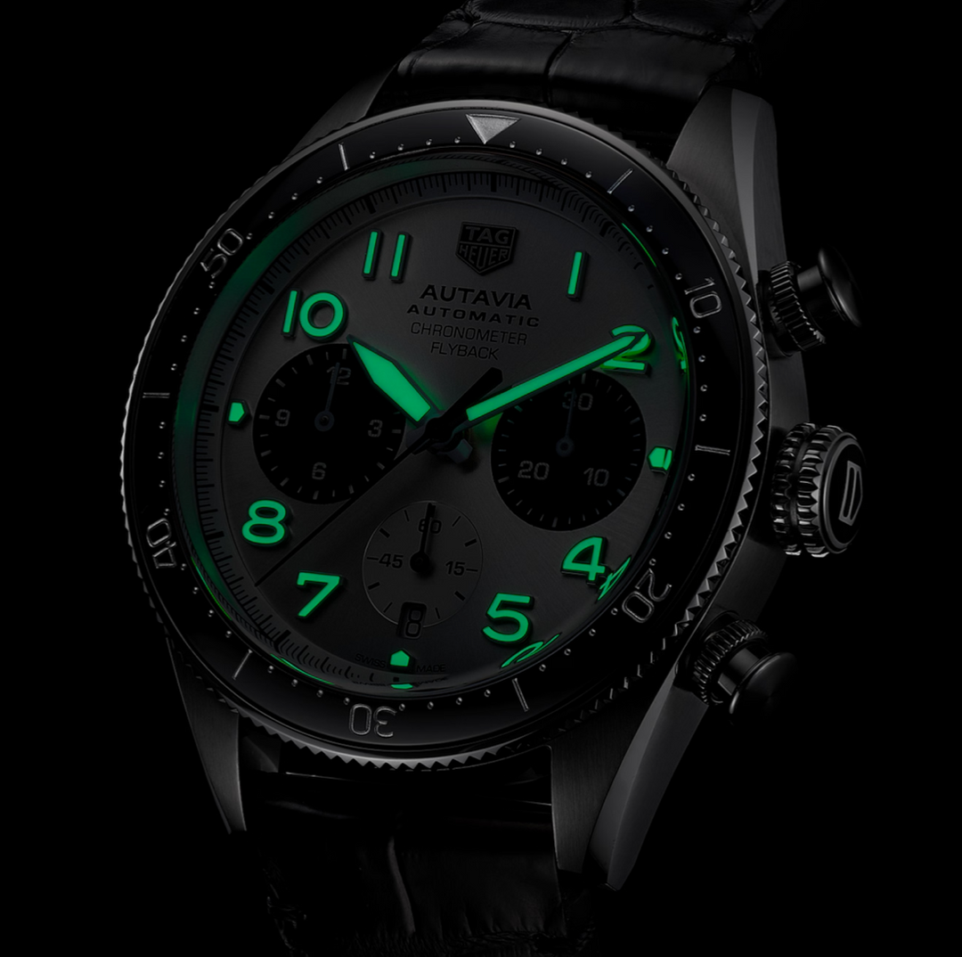 Autavia Flyback Chronometer Grey Dial 42MM Watch