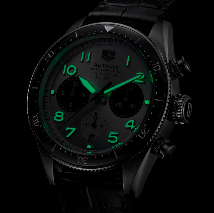 Autavia Flyback Chronometer Grey Dial 42MM Watch