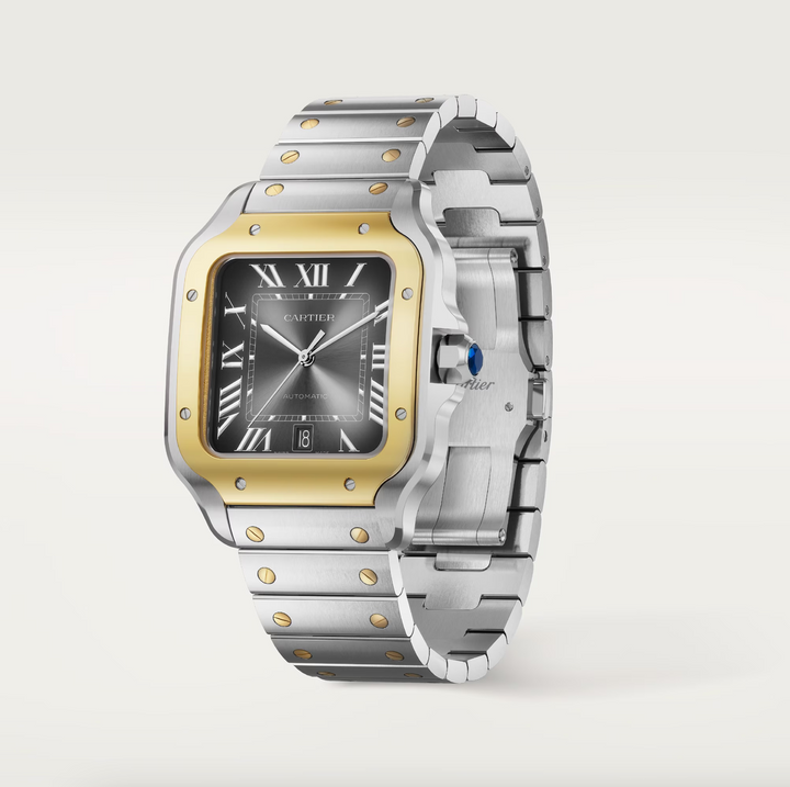 Santos Steel and Yellow Gold Large Model