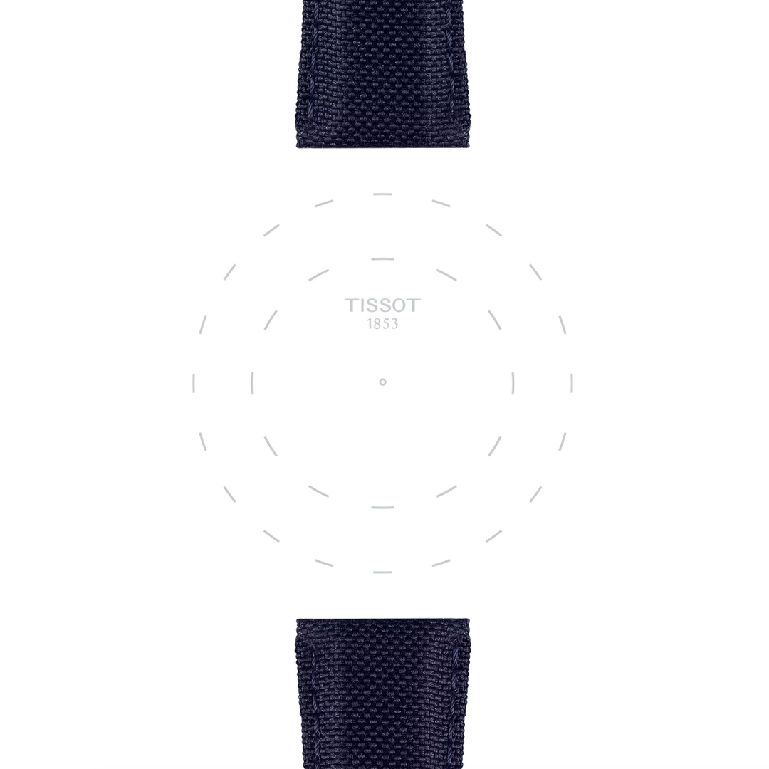 Blue Fabric Strap Lugs 21MM