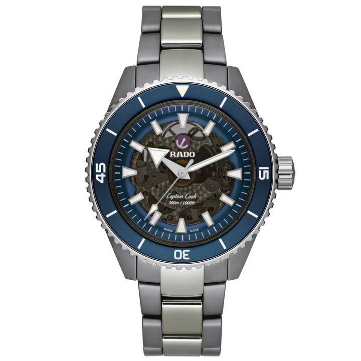 Captain Cook Round Ceramic/Titanium 43MM Watch