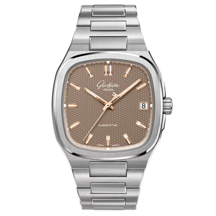 Seventies Beige Dial Stainless Steel 39x39MM Watch