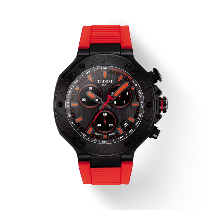 T-Race Quartz Chronograph Red 45MM Watch