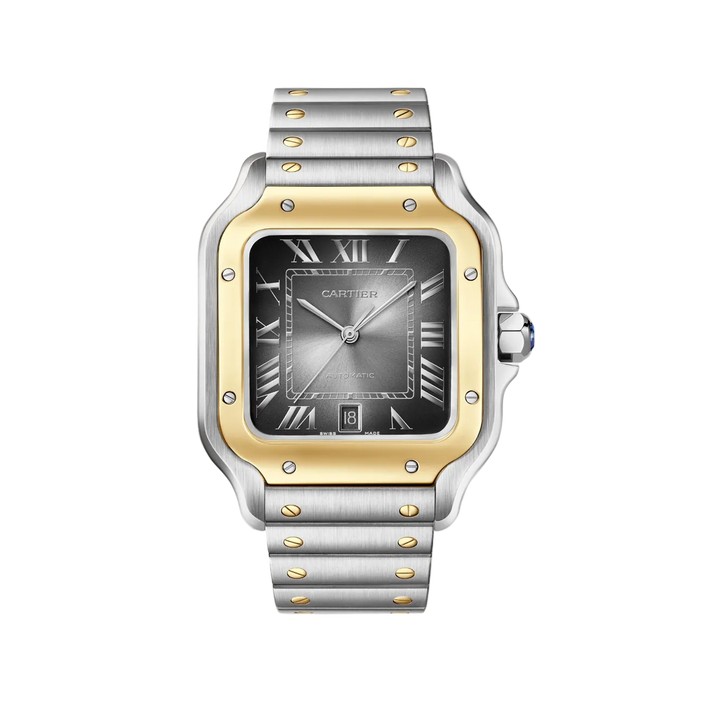 Santos Steel and Yellow Gold Large Model