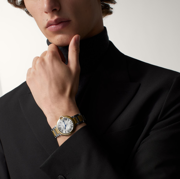 Ballon Bleu Steel and Yellow Gold 36MM