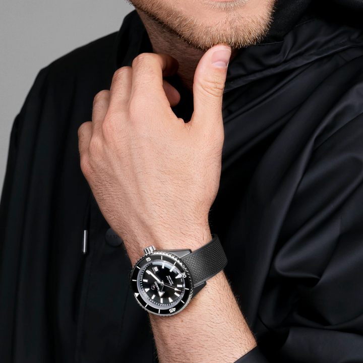 Captain Cook Automatic Ceramic Diver Black 43MM Watch