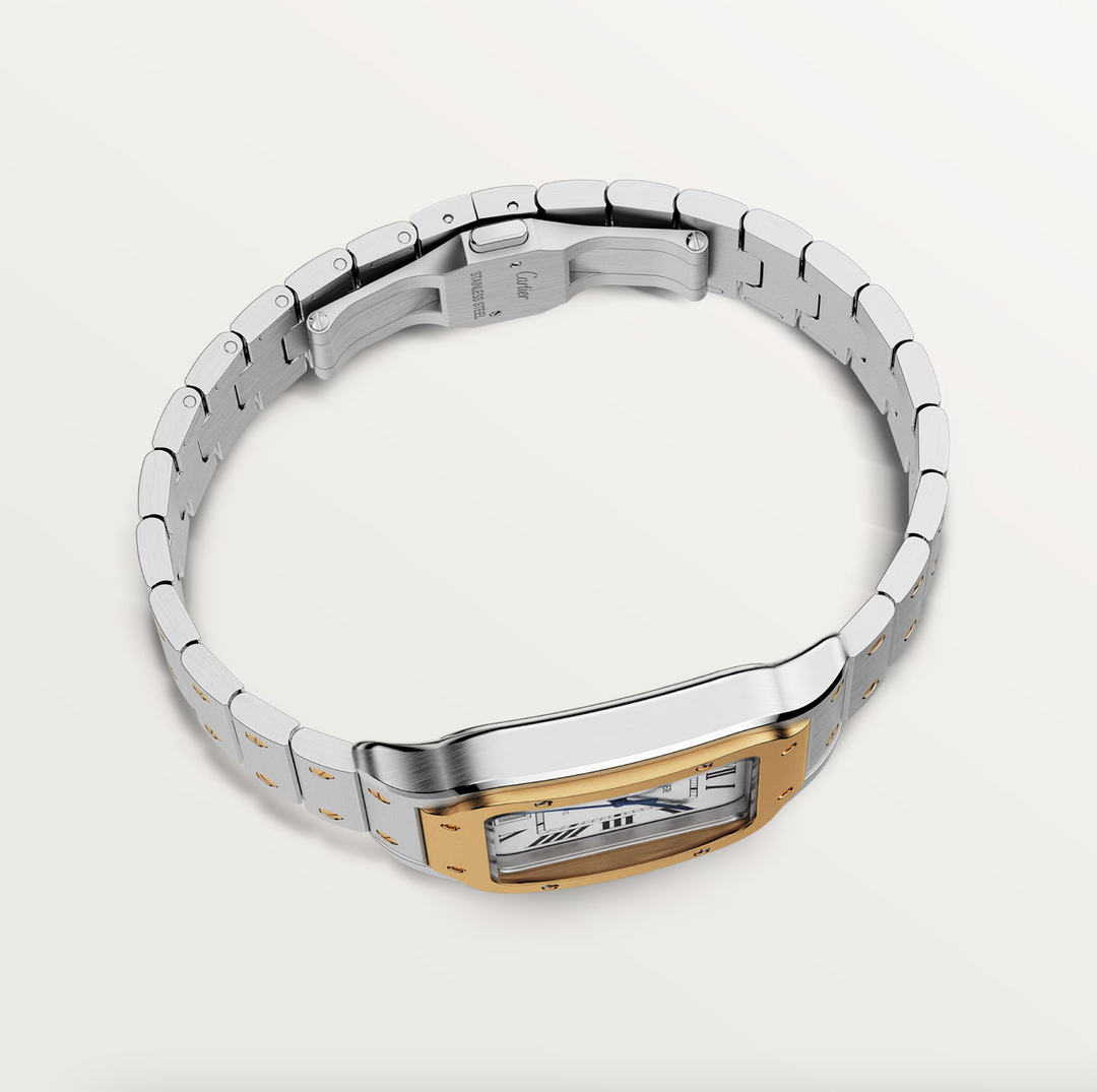 Santos Steel and Yellow Gold Large Model