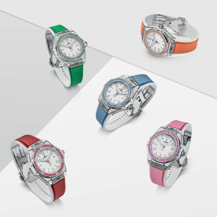 Joyful Big Bang One Click Orange 33MM Watch